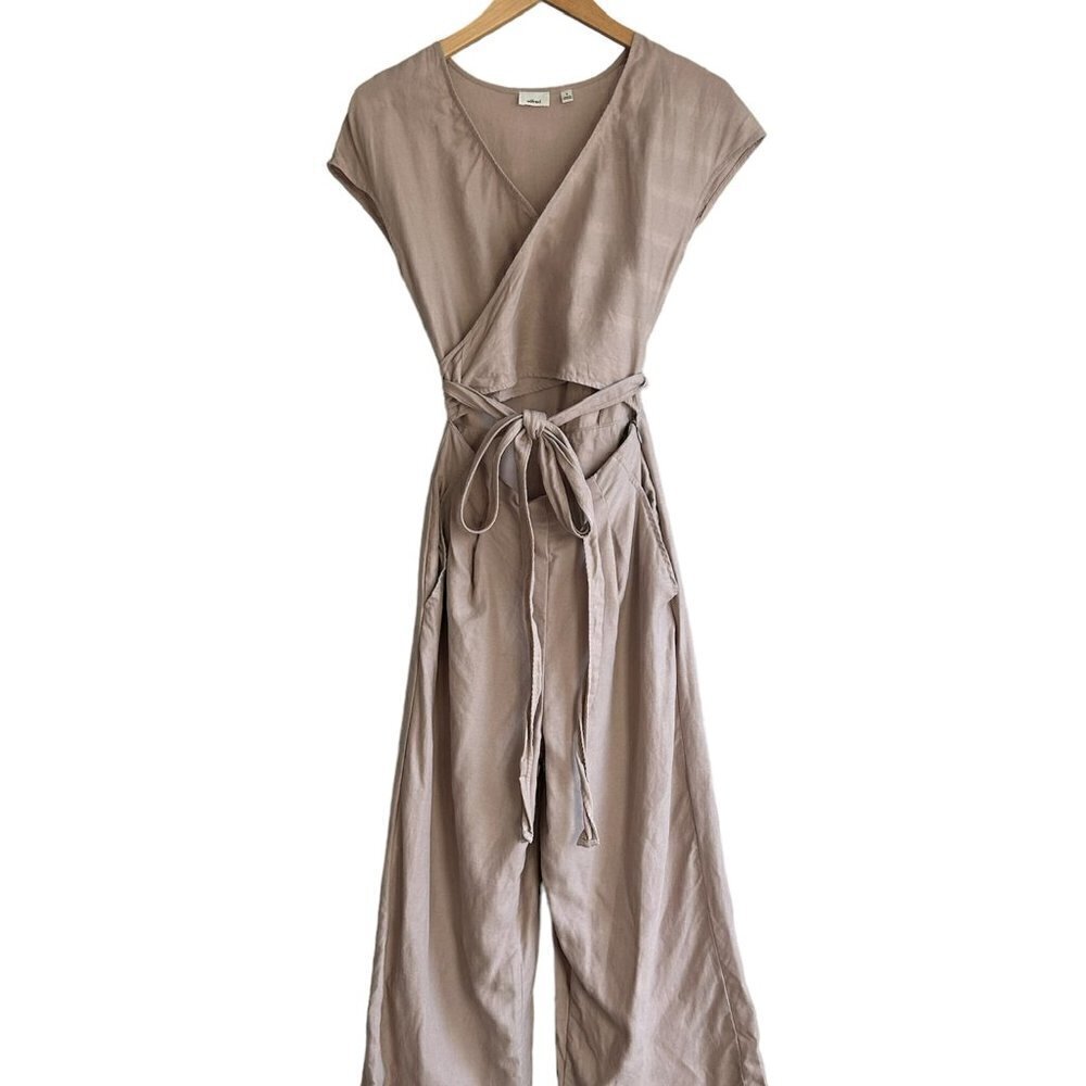 ARITZIA Wilfred Cairo Brax Linen Jumpsuit US 0 - Picture 2 of 8